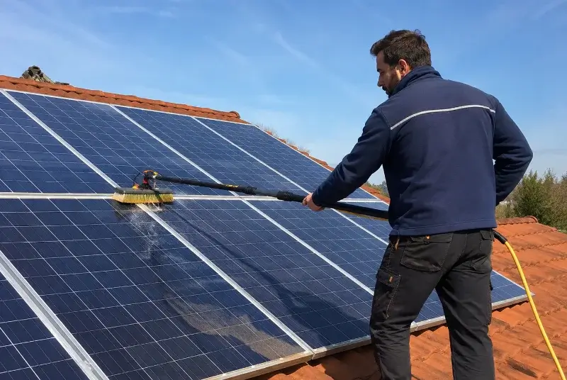 Nettoyage et entretien de panneaux solaires aux Ardillats
