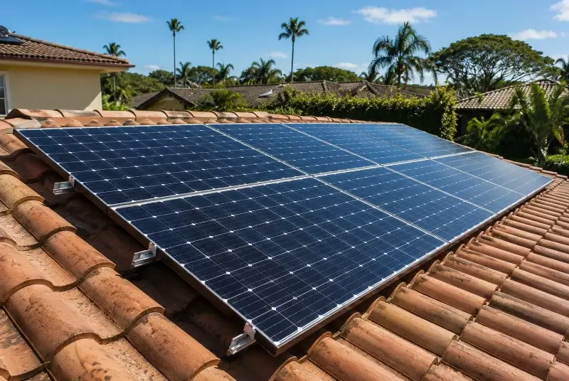 Installation de panneaux solaires aux Ardillats